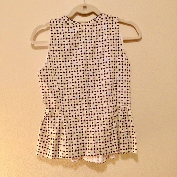 Piazza Sempione Peplum Blouse Top - Italian - Picture 4 of 6